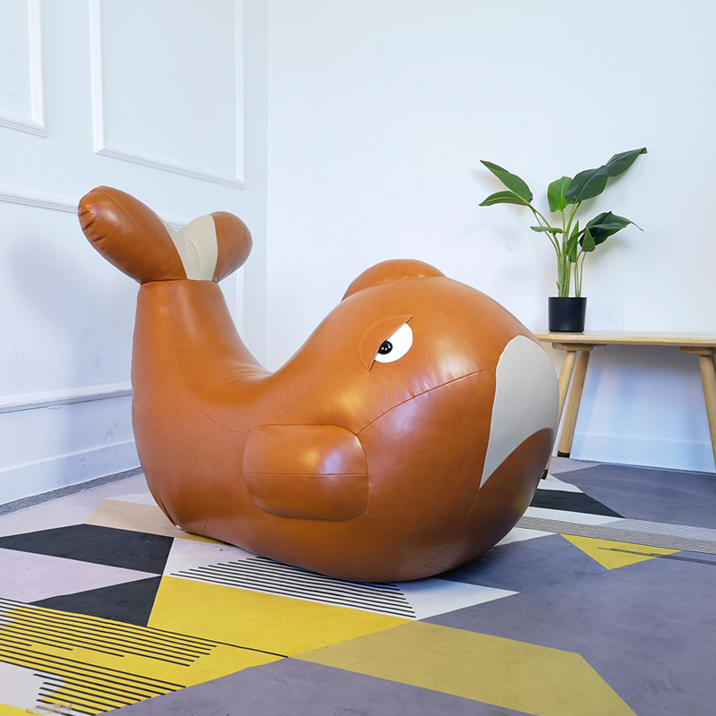 Lazy sofa single alien creative furniture animal seat whale Nordic light luxury net red living room leisure decoration