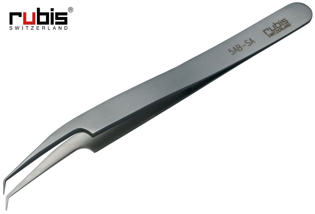 瑞士Rubis镊子5AB-SA rubis tweezers 红宝石镊子 抗磁镊子