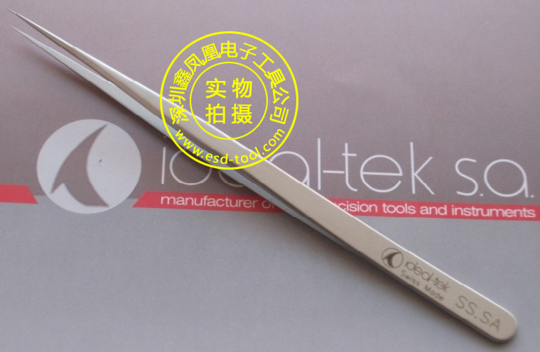 包邮进口瑞士IDEAL-TEK高级镊子/SS.SA细尖头镊子/不锈钢5支起订