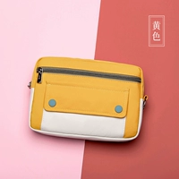 Вместительный и большой, желтый, трехслойная вуаль