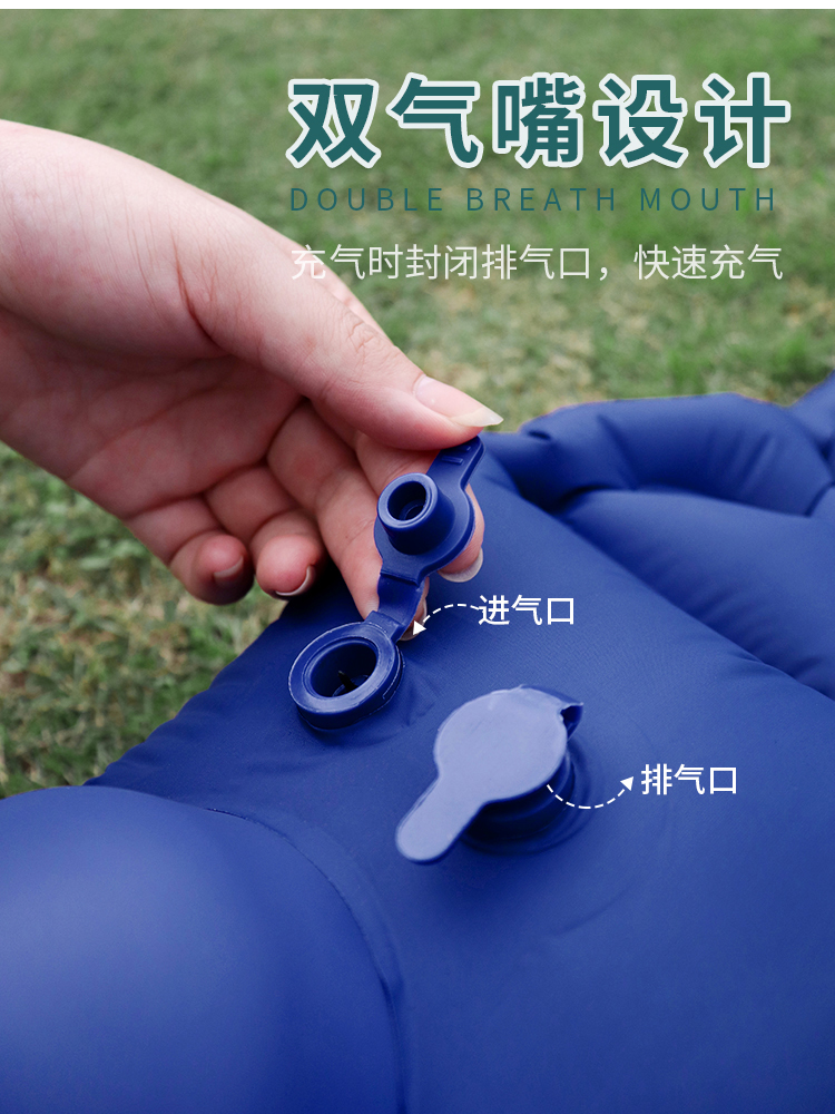 Ngoài trời siêu nhẹ thu gọn đơn tự động đệm bơm hơi dã ngoại mat di động pad ngủ trưa nghỉ mat mat mat - Thảm chống ẩm / Mat / Gối thảm chơi cho bé loại nào tốt