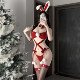 Sexy and hot hollow velvet strap Christmas cosplay bunny girl uniform dating sunny qqny
