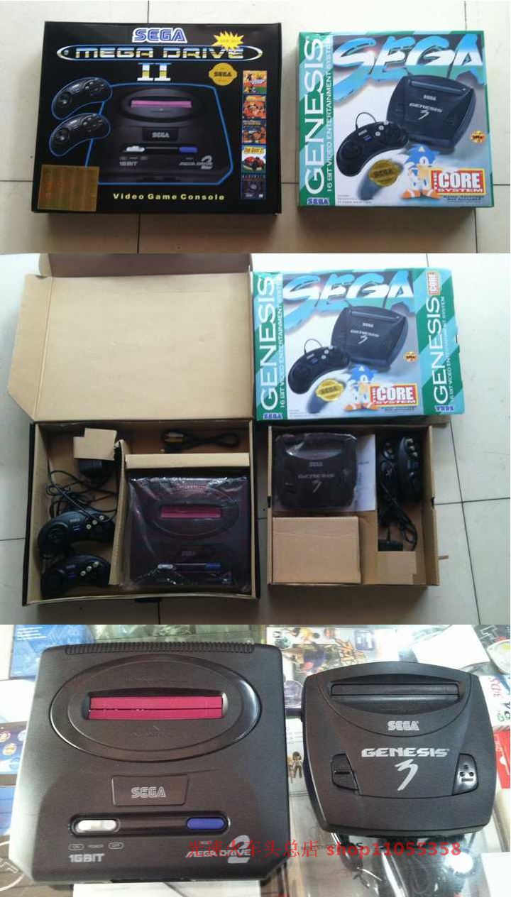 Máy trò chơi MD Sega 2 thế hệ 3 thế hệ âm thanh nổi 16 bit cắm thẻ đen ba vương quốc chiến đấu với rồng đôi ma thuật mạnh mẽ kết hợp chiến tranh - Kiểm soát trò chơi tay cầm chơi game không dâ