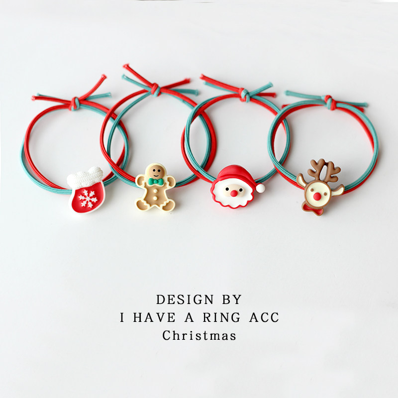 New Christmas series of headbands for your boyfriend, small rubber bands, good-looking besties, hair bands, hair bands, small Christmas gifts