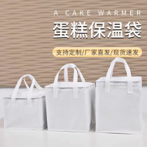 Ready-made cake insulation bag thickened aluminum foil catering takeout bag portable non-woven fabric coated fresh-keeping ice bag