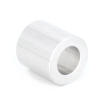 Manufacturers direct supply through-hole cylindrical stainless steel plated white zinc through-hole pillar double-pass round column CNC lathe processing