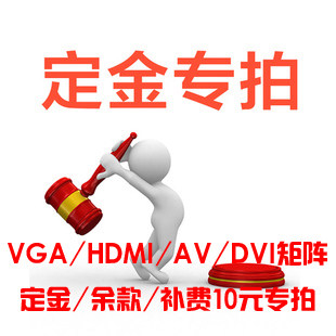 VGA HDMI AV DVI Matrix deposit special for the rest of the special photo shoot RMB10  the RMB10  special film