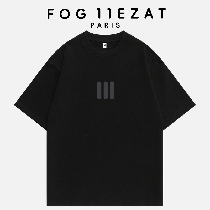 Fog 11Ezat Co-Branded Trendy Brand 2026 Summer New Round Neck Short-Sleeved Loose T-Shirt Breathable and Cool Top for Men and Women Fog 11Ezat Co-Branded Trendy Brand 2026 Summer New Round Neck Short-Sleeved Loose T-Shirt Breathable and Cool Top for Men and Women