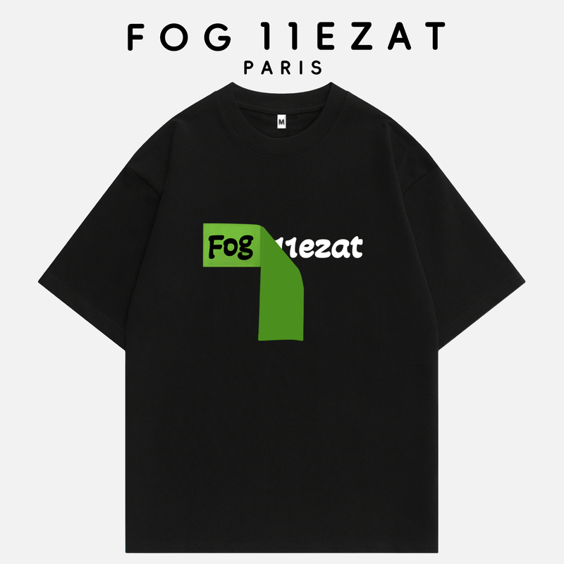 Fog 11Ezat Co-Branded Trendy Brand 2026 Spring/Summer New Round Neck Short-Sleeved Loose T-Shirt American Style Top for Men and Women Fog 11Ezat Co-Branded Trendy Brand 2026 Spring/Summer New Round Neck Short-Sleeved Loose T-Shirt American Style Top for Men and Women