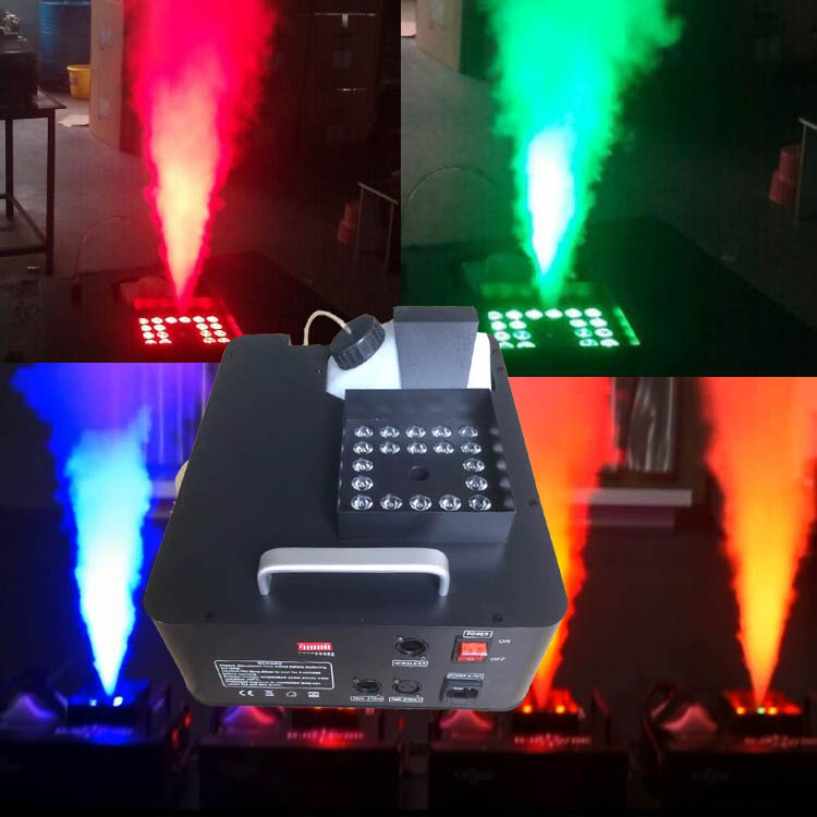 LED air column smoke machine 24 full-color smoke machine colorful air column machine bar wedding performance smoke