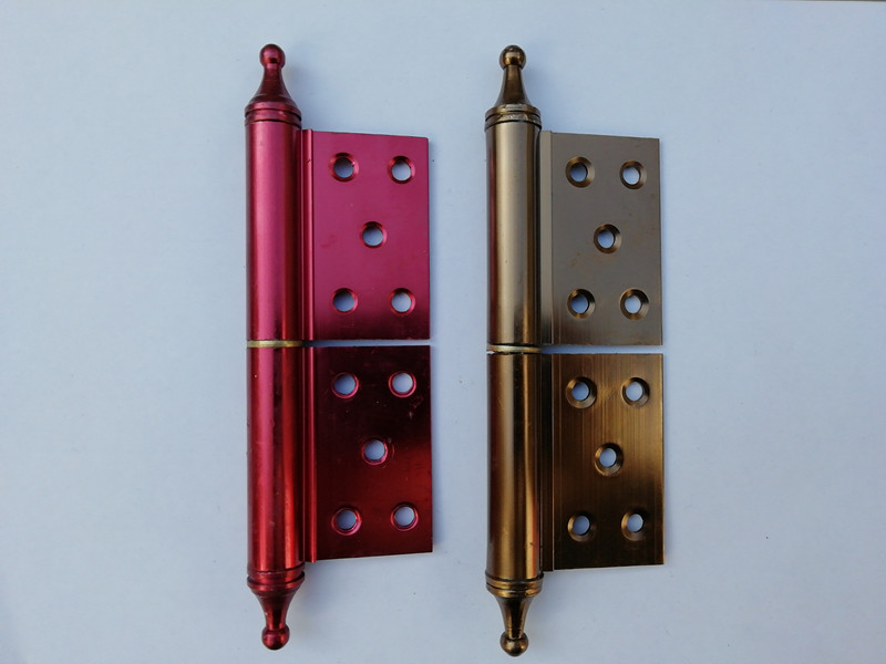 Wardrobe glass clip crown head aluminum alloy hinge 5 inch removable electric cabinet bearing industrial cabinet linkage door hinge