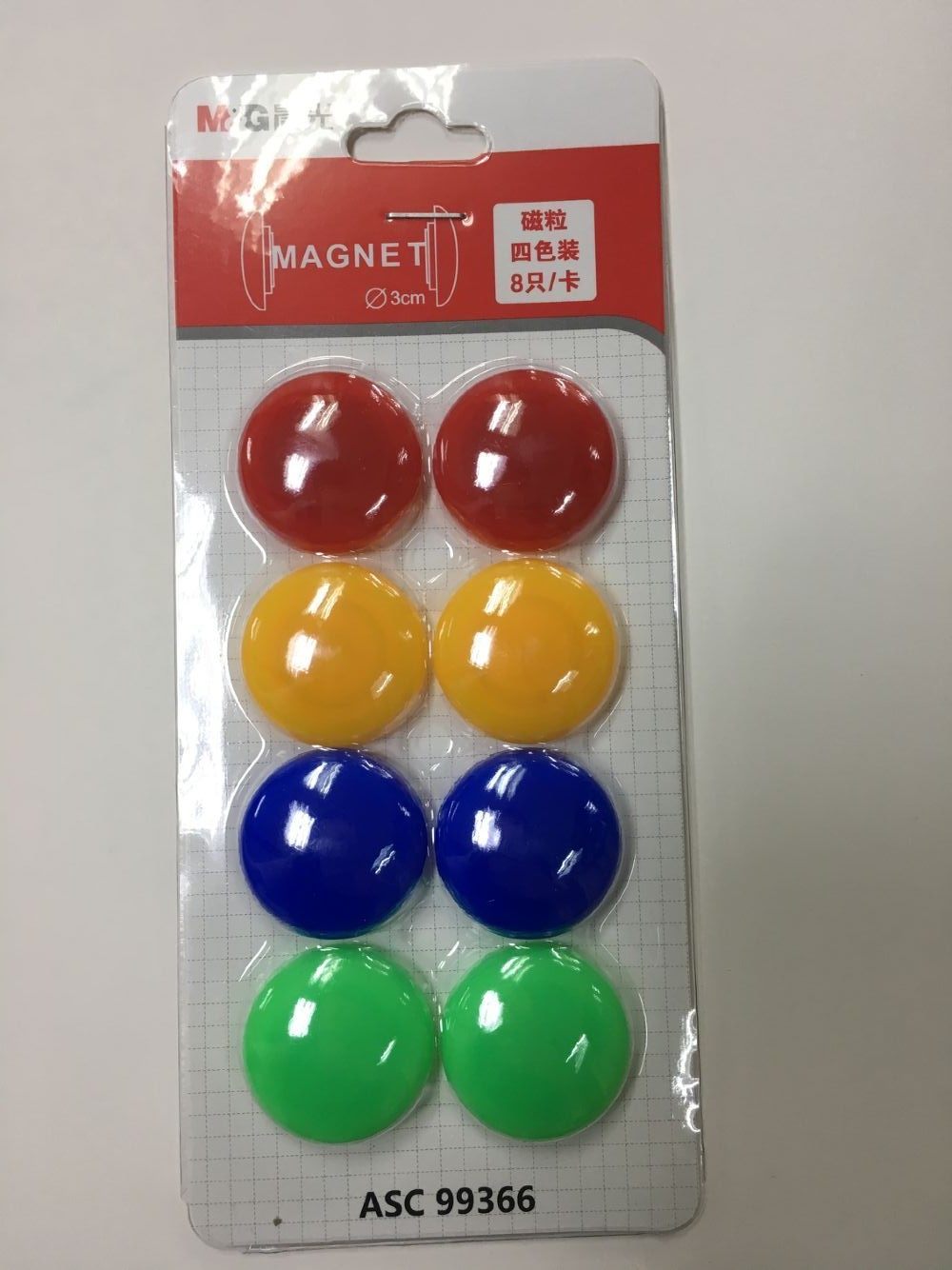 Whiteboard Magnetic Particles Magnets 8 Pieces