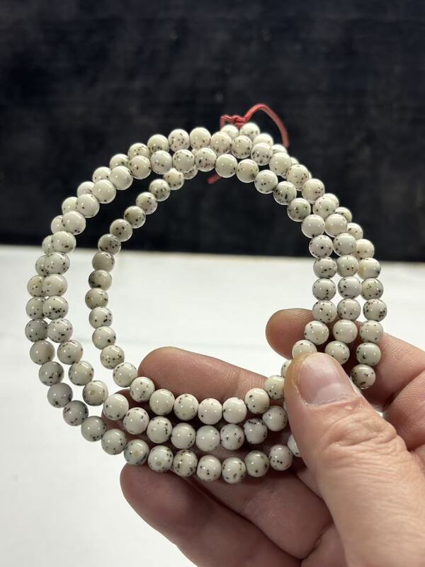 【Star and Moon Bodhi】7Zyxy2502【Pufferfish Dragon Egg】7Mm Pufferfish Stone Jade Material Perfectly Round Star and Moon Bodhi