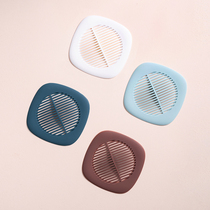 Kitchen sink silicone filter Mat toilet sewer bathroom sink anti-hair blocking floor leak cover