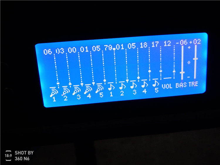 DSPPA disserpmulti-channel digital front-level controllers a 6-channel independent control of high and low pitch festivals