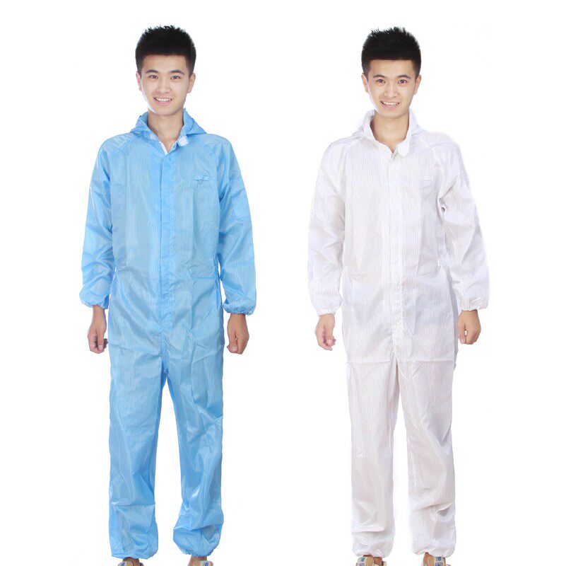 Anti-static suit Lieven cap dust jacket spray paint Working clothes Lieven cap protective clothing Lieven cap dust-free clothes