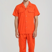 Набор оранжевого рукава (67 юаней) верхняя часть + брюки