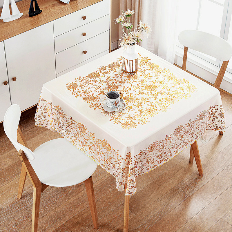 Fields Garden Flowers Pituality Table Cloth Small Tea Table Cloth Square Table Bub Square Round Waterproof Table Cloth Round Table Plastic
