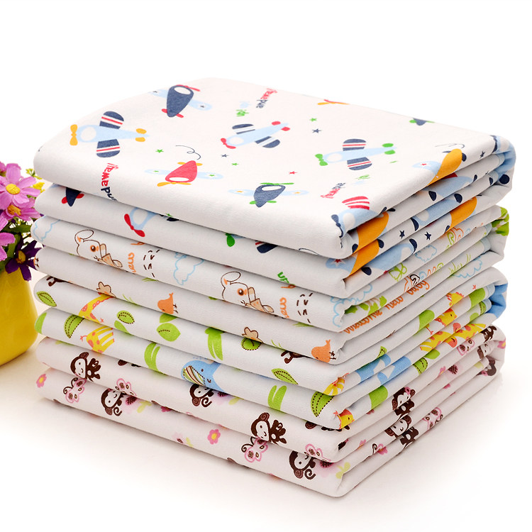 Neonatal Summer Digestive Pad Knitting Pure Cotton Mat without Fluorescent Bamboo Fiber Periodic Pad Waterproof Breathing