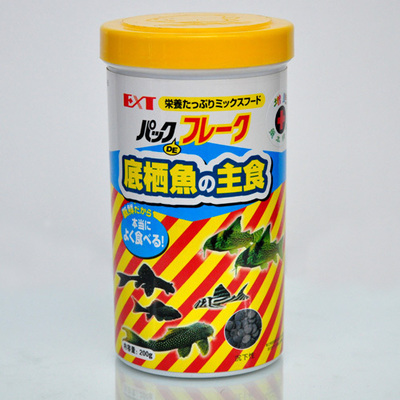 Japan EXT spirulina rat fish profiled fish bottom shelter fish feed 200g