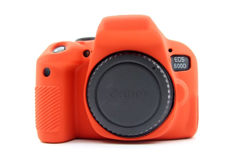 Canon 6D2 6D 5D3 5DS5DR 80D 5D4 750D 200D bộ SLR của silicone trường hợp camera bảo vệ - Phụ kiện máy ảnh kỹ thuật số túi máy ảnh nhỏ gọn