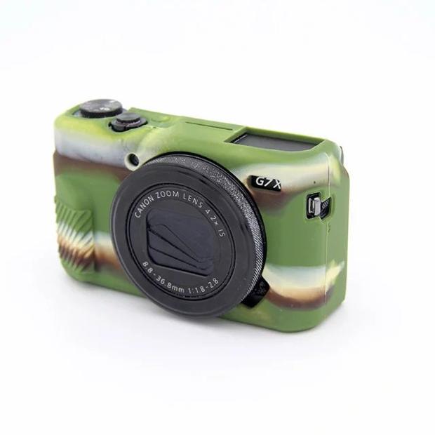 Canon PowerShot G7 X Mark II bộ túi máy ảnh của silicone bảo vệ tay áo g7x2 Camera Case - Phụ kiện máy ảnh kỹ thuật số túi đựng chân máy quay