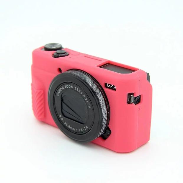 Canon PowerShot G7 X Mark II bộ túi máy ảnh của silicone bảo vệ tay áo g7x2 Camera Case - Phụ kiện máy ảnh kỹ thuật số túi đựng chân máy quay