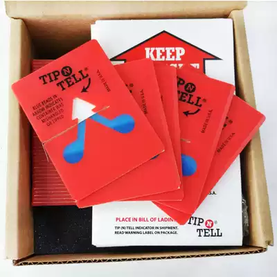 TIP N TELL anti-Tilt label valuables Transport anti-dumping label original import anti-inversion label