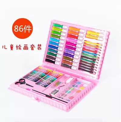 Washable children crayons watercolor pen painting art set primary school students reward sharing gifts with hands small gifts