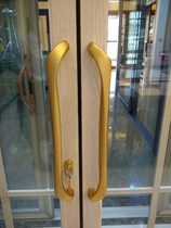 Balcony kitchen Aluminum alloy door handle Heavy sliding door handle Sliding door handle Surface mounted wooden door handle Gold