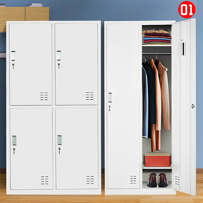 Steel File Cabinets, Metal Wardrobe Cabinets, Employee Lockers with Two, Three, Four, or Six Doors, Changing Room Storage Cabinets with Locks