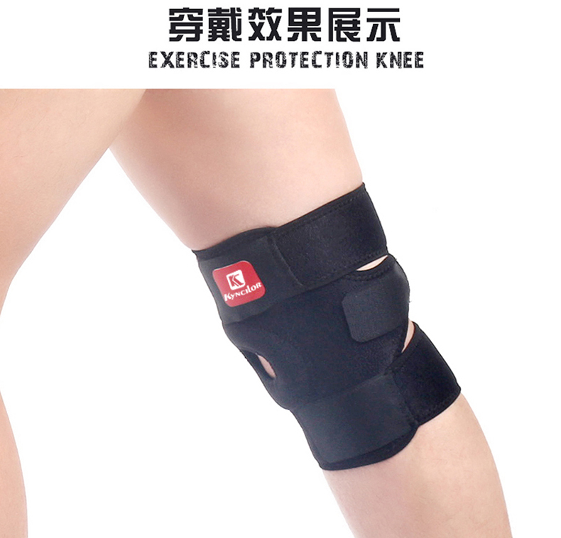 Thể thao đầu gối đệm thể dục ngoài trời leo núi đi xe đạp bóng rổ chuyên nghiệp thể thao thiết bị bảo vệ áp lực xuyên biên giới mới - Dụng cụ thể thao băng đầu gối đạp xe