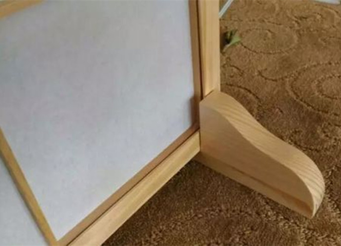 Chân đế cố định chân đế hỗ trợ màn hình chân ghế phù hợp với màn hình không dệt chân máy gỗ rắn - Màn hình / Cửa sổ vách ngăn lam gỗ