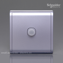 Schneider Pieno Fengshang single-link broadband TV socket (threaded interface) (lavender Silver)