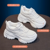 Летняя белая обувь на платформе для отдыха, дышащая спортивная обувь