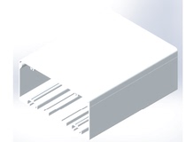 80160 aluminum-CD trunking wiring trough industrial aluminum cable wire routing trough aluminum accessories