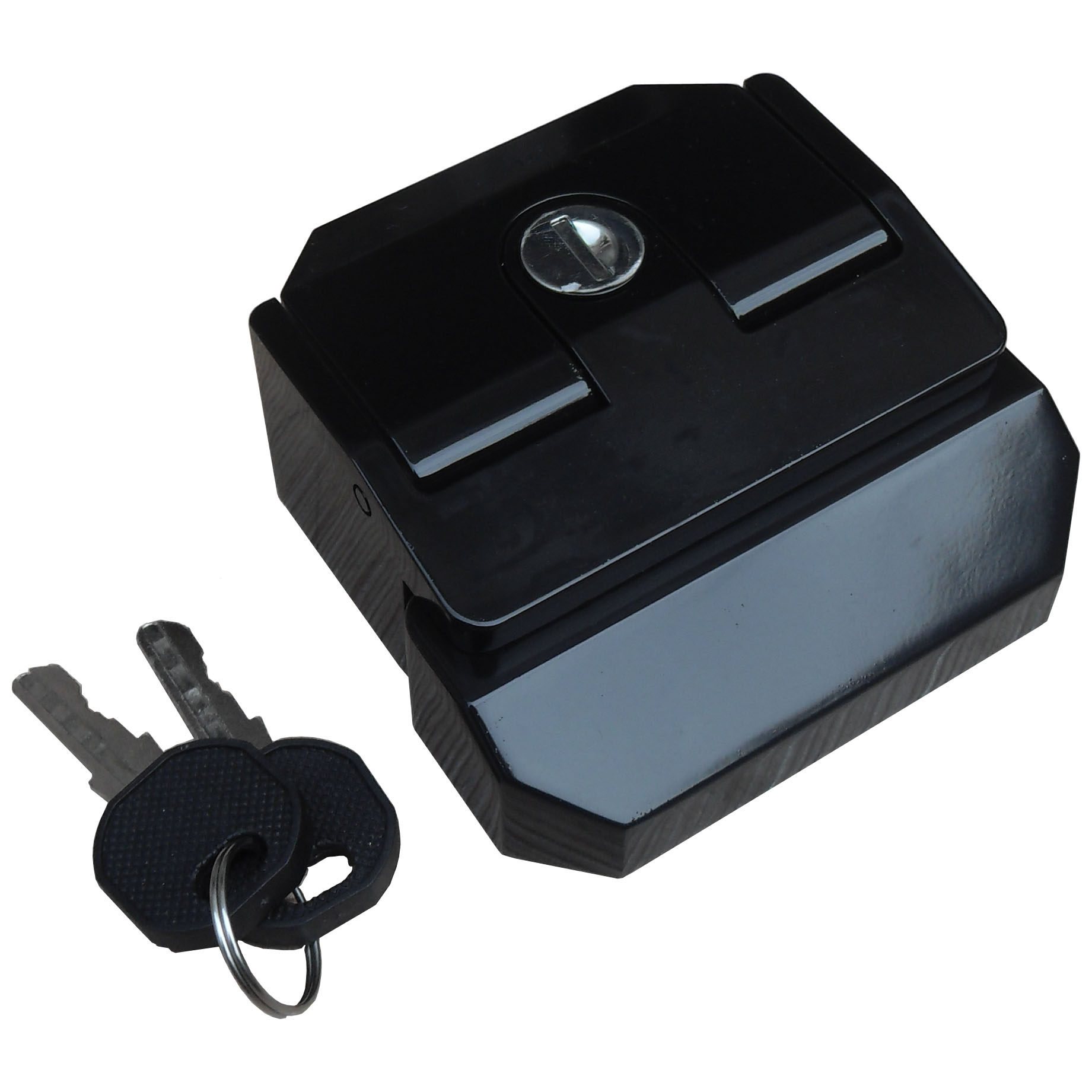 HFLOCK8-B INDUSTRIAL ALUMINUM DOOR LOCK BLACK