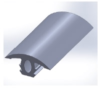 CP8-30 Anti-collision strip Anti-slip strip Wear strip Industrial aluminum profile accessories Industrial products Aluminum profile