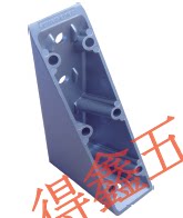 AK80160Zn-8 Zinc Alloy Angle Parts Industrial Aluminum Extrusion Material Accessories Angle Parts Angle Code Connector