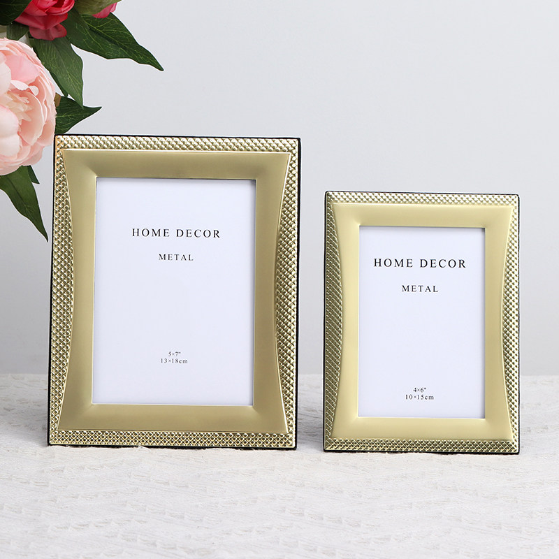 Metal Photo Frame Photo Gallery Pendulum Table 6 7 8 10 Inch Photo Making Horizontal Vertical Universal Wash Photo Made Into Photo Frame