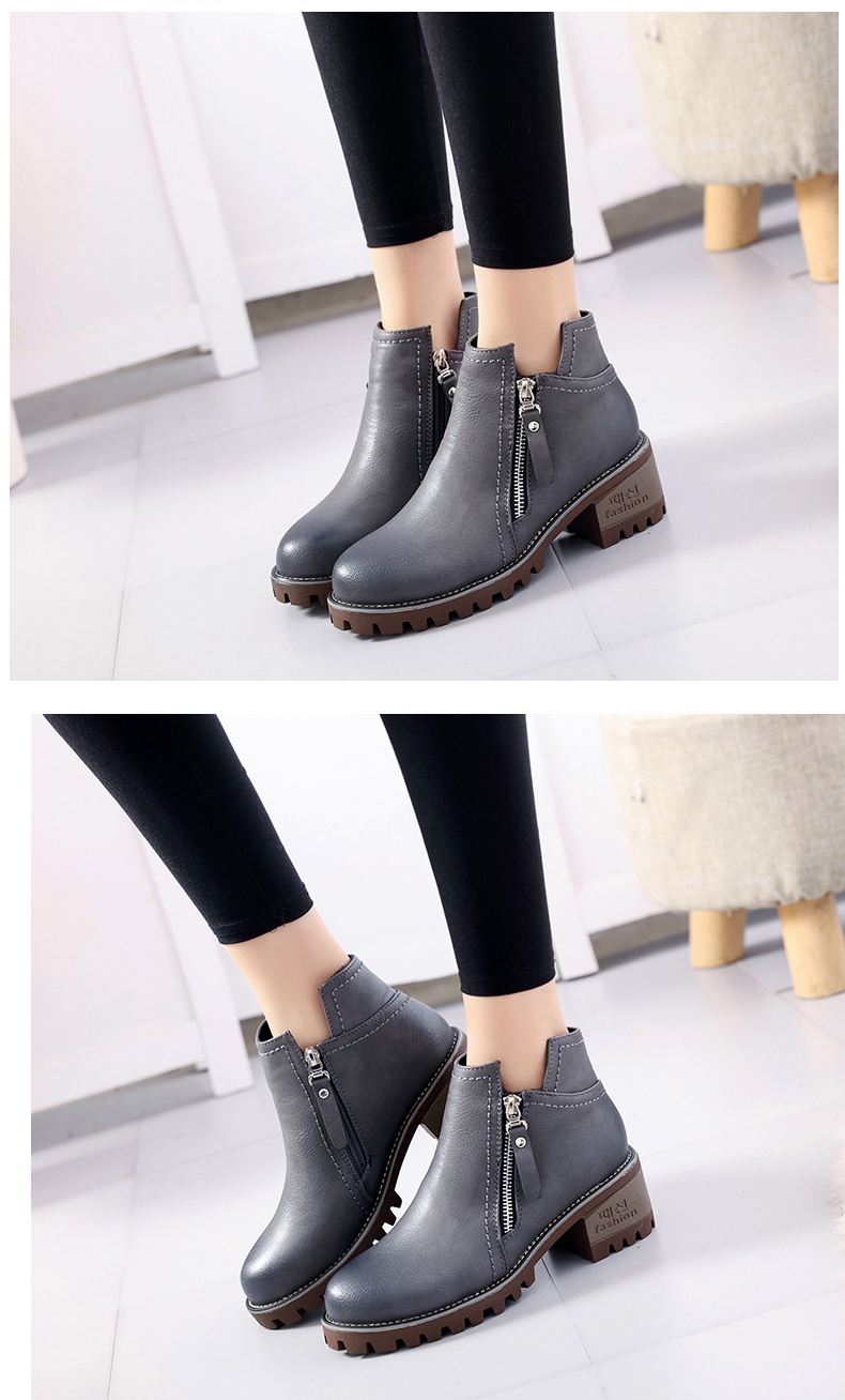 Bottes mi-saison femme   en Polyurethane - Ref 3251111 Image 16