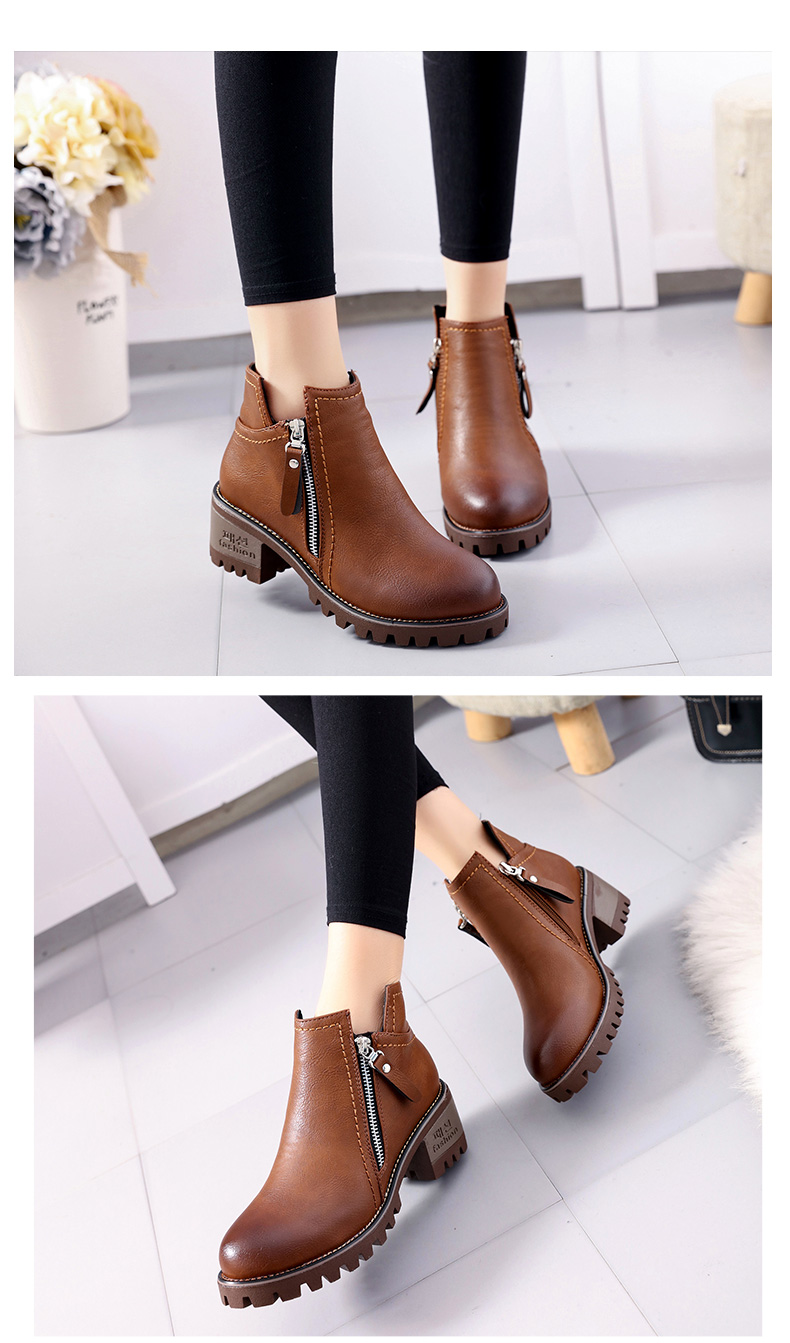 Bottes mi-saison femme   en Polyurethane - Ref 3251111 Image 14