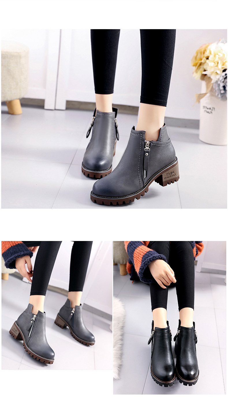Bottes mi-saison femme   en Polyurethane - Ref 3251111 Image 25