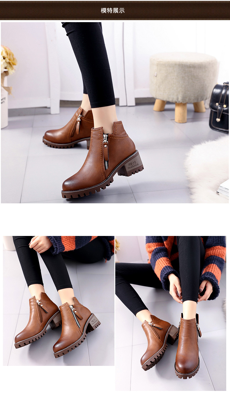 Bottes mi-saison femme   en Polyurethane - Ref 3251111 Image 13