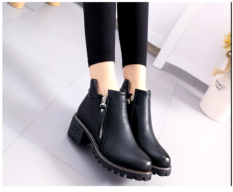 Bottes mi-saison femme   en Polyurethane - Ref 3251111 Image 28