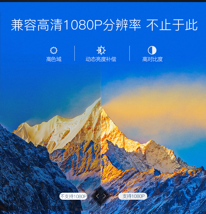 Máy chiếu gia đình độ phân giải cao 2019 mới wifi không dây Điện thoại di động 4K có màn hình điều khiển giọng nói - Máy chiếu máy chiếu optoma px346