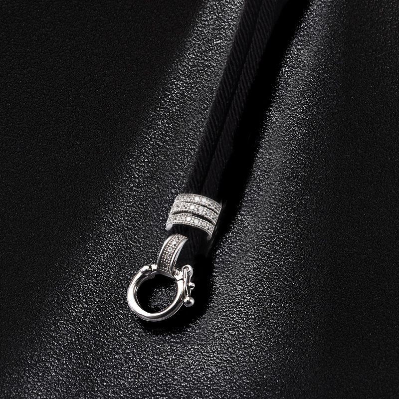 Original Pure Silver Cord for Jade Pendants, High-Quality Women's Cord, Premium Men's Buddha Pendant Universal Cord Necklace Cord
