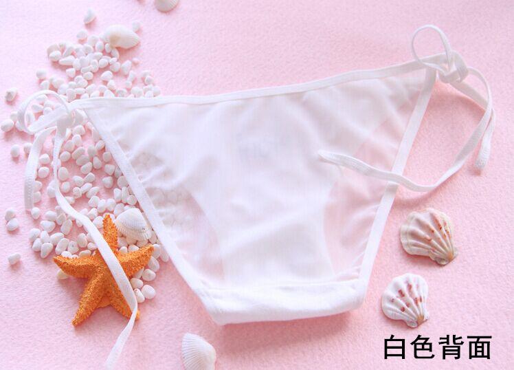 5 dải dây đeo quần lót nữ phối cảnh gợi cảm với màu sắc rắn lưới cotton khâu chữ tam giác quần short quan lot nu dang dui