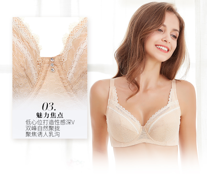 Cổ đại và hiện đại đầy đủ phần mỏng điều chỉnh loại ngực lớn nhỏ kích thước nhỏ đồ lót áo ngực mùa hè 0B209 áo ngực cho bé bú