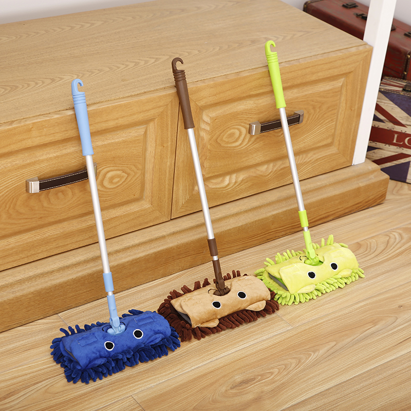 Children mop baby mop mini mop corner cleaning brush Kindergarten small mop dressed up Home Wine Toy